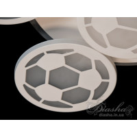 Светодиодная люстра "футбольные мячи" Diasha 8065/5+1WH LED 3color dimmer 