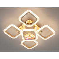 Багатофункціональна світлодіодна люстра на пульті, 60 Вт, хром Diasha AS8060/4+1G