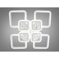 Cветодиодная люстра под потолок Diasha A8190/4+4WH LED 3color dimmer 