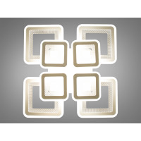 Стельова світлодіодна люстра з диммером 160W Diasha N3001/4+4WHLED3colordimmer