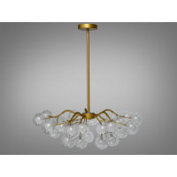 Люстра декоративная  30 лампочки, золото сатин Diasha 886-30BGD