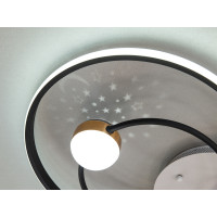 Світлодіодна люстра Diasha MX2989-2AWH+BK