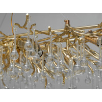 Декоративная люстра на 12 ламп Diasha 607-L1200GD