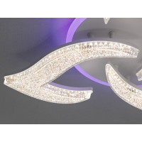 Стельова LED люстра Diasha біла 50W пульт димер 3 режими Diasha 2597/3WHLED3colordimmer