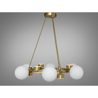 Люстра підвісна Loft бронза 6 куль 6 LED 22 Вт Diasha LQ7131/6+6BR
