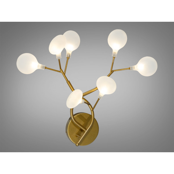 Бра настінне Diasha Світлячок золото сатин 7 ламп Diasha B887-7AGD