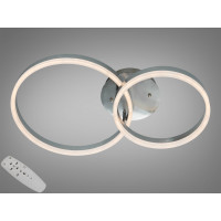 Люстра Diasha кільця матовий хром 50W пульт Diasha 2539NEWHRdimmer