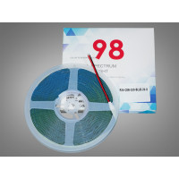 COB LED стрічка 24В, 320 діодів на метр, 8мм, блакитний Diasha P24-COB-320-BLUE-20-8