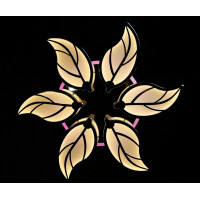 Люстра в зал или спальню светодиодная современная Splendid-Ray 2850252/6+A LED (CHROME) 