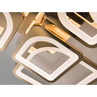 Cветодиодная люстра Diasha 8060/4+4 G led dimmer 3 color