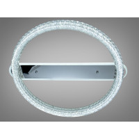 Люстра стельова LED кришталева хром 140W пульт Diasha MX6027/600HR