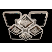 LED люстра светильник с пультом и подсветкой Linisoln 2723-4+4A CH