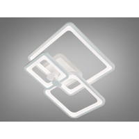 Стельова світлодіодна люстра з пультом, димером, підсвіткою, 70W, біла Diasha 8208/3WHLED3colordimmer