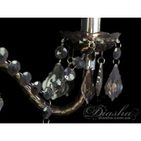 Недороге бра із кольорового акрилу в класичному стилі, на дві лампи Diasha 1004/2B-HR