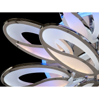 Cветодиодная люстра Diasha 8090/8+4HR LED 3color dimmer 