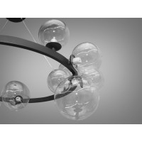 Люстра в стиле лофт на 15 ламп Diasha YC2108-15BK