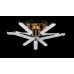 Светодиодная люстра LT872/3+3 LED (GD) Splendid-Ray
302115