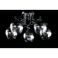 Люстра с плафонами  L6902B/5 (BLK+CR) Splendid-Ray
260793