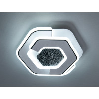 Сучасний LED світильник з регулюванням кольору світла, 44W, білий Diasha 4356