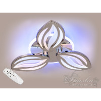 Люстра в спальню потолочная светодиодная с пультом и ночником Diasha 8092/3LED3colordimmer