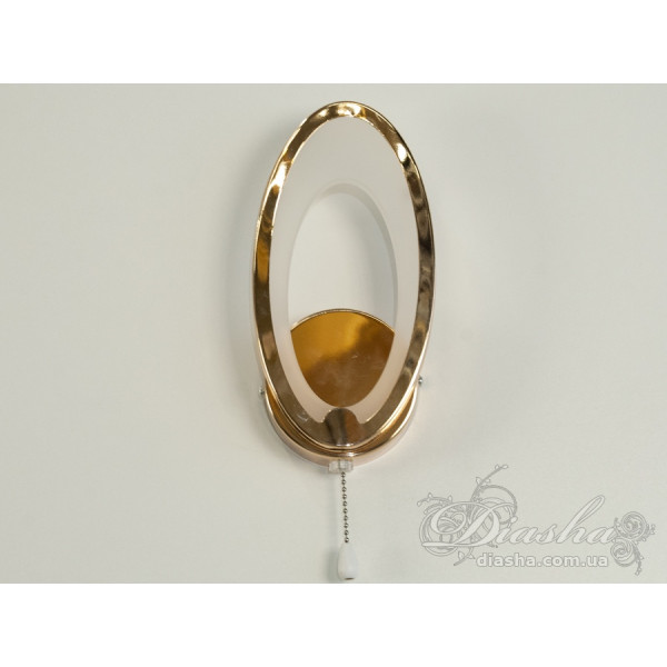 Стильне світлодіодне бра для читання, бра золото, потужністю 16W Diasha 1673/1G Стильне світлодіодне бра для читання, бра золото, потужністю 16W Diasha 1673/1G