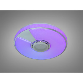 Світлодіодна стельова люстра Смарт біла RGB з пультом керування Diasha DB-8309/400RGB+MP3