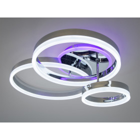 Світлодіодна люстра смарт 8174-3HRLED хром 75Вт з пультом Diasha 8174/3HRLED3colordimmer