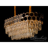 Современная хрустальная люстра для зала спальни гостиной Diasha 1003-800x300BK