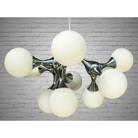 Люстры лофт молекула на 9 ламп Diasha 910-9HR