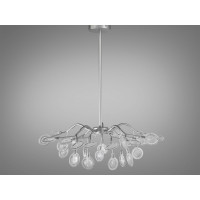 Люстра декоративная  30 лампочки, хром сатин Diasha 886-30CSL