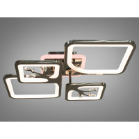 Люстры потолочные светодиодные с пультом Diasha 8157/2+2BHR LED 3color dimmer