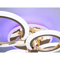 LED люстра в спальню 80W Diasha A8022/4GLED3colordimmer