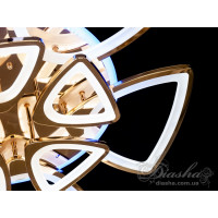 Cветодиодная люстра Diasha 8118/5+5G LED 3color dimmer