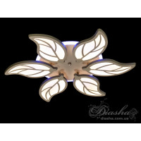 LED люстра Diasha з димером сіра 105W 6 модулів Diasha 8028/6GRLED3colordimmer