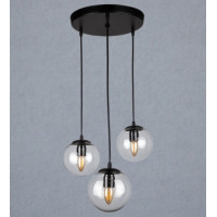 Люстра в стиле лофт Levistella 756PR150F-3 BK+CL (300)