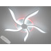 Стельова led люстра кільця з пультом, диммером, підсвіткою, 40W, біла Diasha 2480/5WHLED3colordimmer