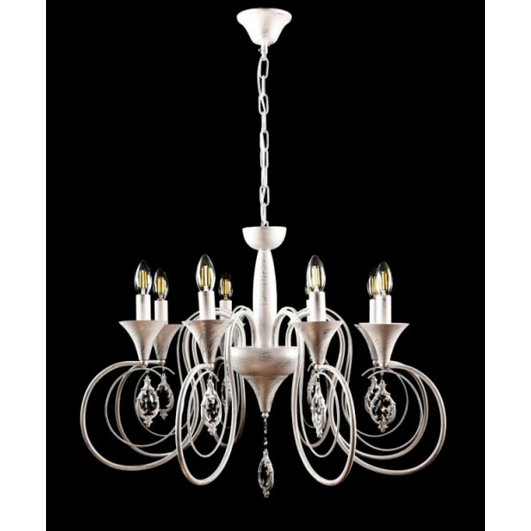 Люстра свеча L30299/8 (WT+SL) Splendid-Ray
254450 Люстра свеча L30299/8 (WT+SL) Splendid-Ray
254450