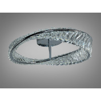 Вишукана світлодіодна люстра із кришталю , 55Вт, хром Diasha 562/500CH