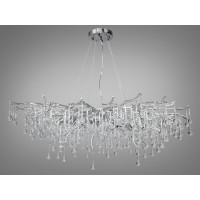 Гармонійна кришталева люстра з срібними гілочками на 14 ламп Diasha 607-1000CH Гармонійна кришталева люстра з срібними гілочками на 14 ламп Diasha 607-1000CH
