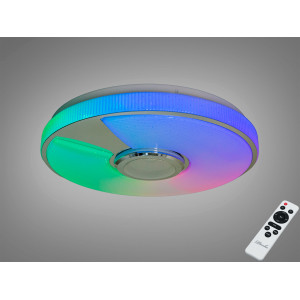Стельова люстра LED біла 70 Вт RGB Bluetooth TUYA Diasha DB-8309/400RGB+MP3+TUYA