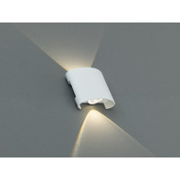 Настінне LED бра біле Up Down 2 Вт 2 промені Diasha DFB-3201WH