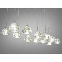 Люстра в зал гостинную на 12 ламп Diasha 3004/12HR