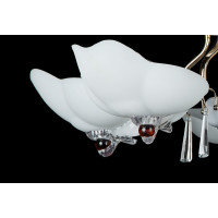 Люстра с плафонами  L9272/5+1 (WT) Splendid-Ray
1838