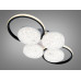 Стельова LED люстра чорна 4+2 з пультом 81 Вт CCT Diasha 9098/4+2BK