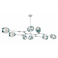 Люстра молекула Levistella 752L7731-8 WH+BL Люстра молекула Levistella 752L7731-8 WH+BL