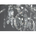 Витончена підвісна кришталева люстра "Гліцинія", 8 ламп, хром Diasha 608-600CH
