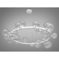 Люстра лофт в зал 24 лампы Diasha YC2108-24WH