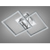 Люстра LED 64Вт пульт матовий хром 11 квадратів Diasha 2546NEWHRLED3colordimmer