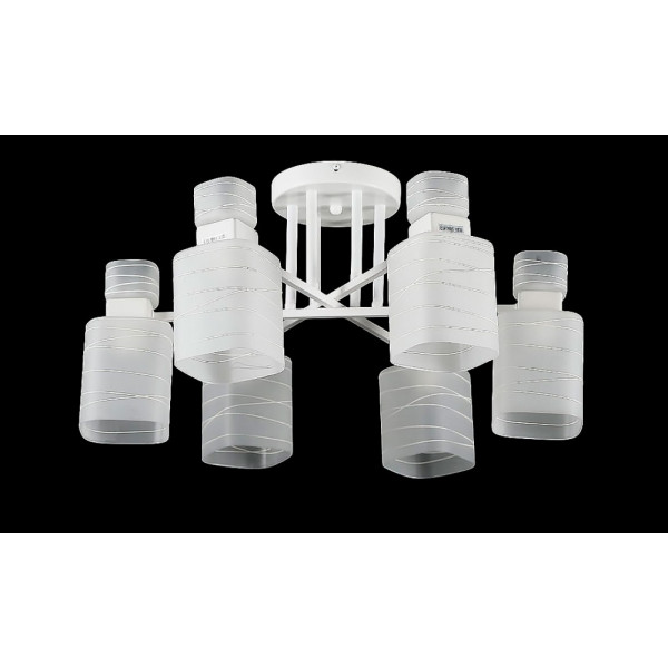 Люстра с плафонами  L07508/6 (WHITE) Splendid-Ray
1002555