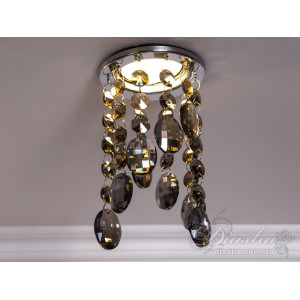 Точковий світильник із кришталевими підвісками Diasha 6019BCH-SM
